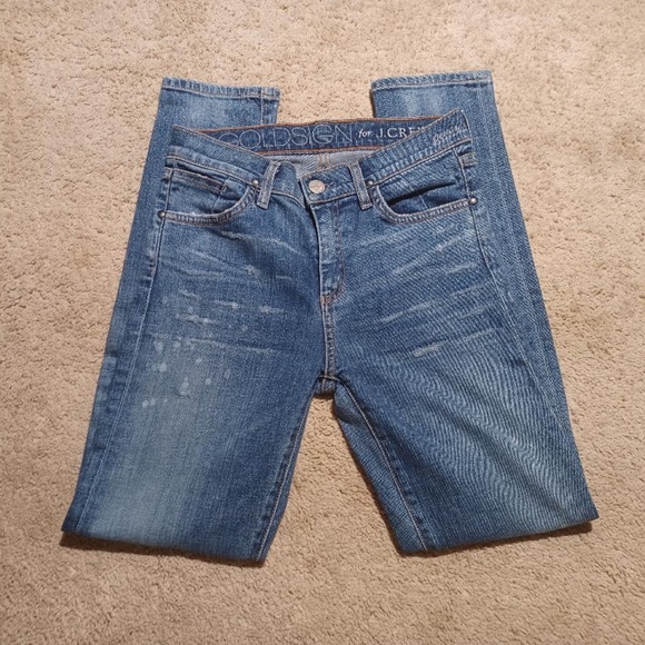 GOLDSIGN for J CREW Distressed Jenny Jeans - Picture 2 of 7